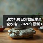 动力机械日常故障排查全攻略：2026年最新3步诊断法让设备寿命延长50%