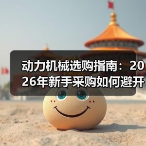 动力机械选购指南：2026年新手采购如何避开参数陷阱