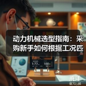 动力机械选型指南：采购新手如何根据工况匹配型号参数